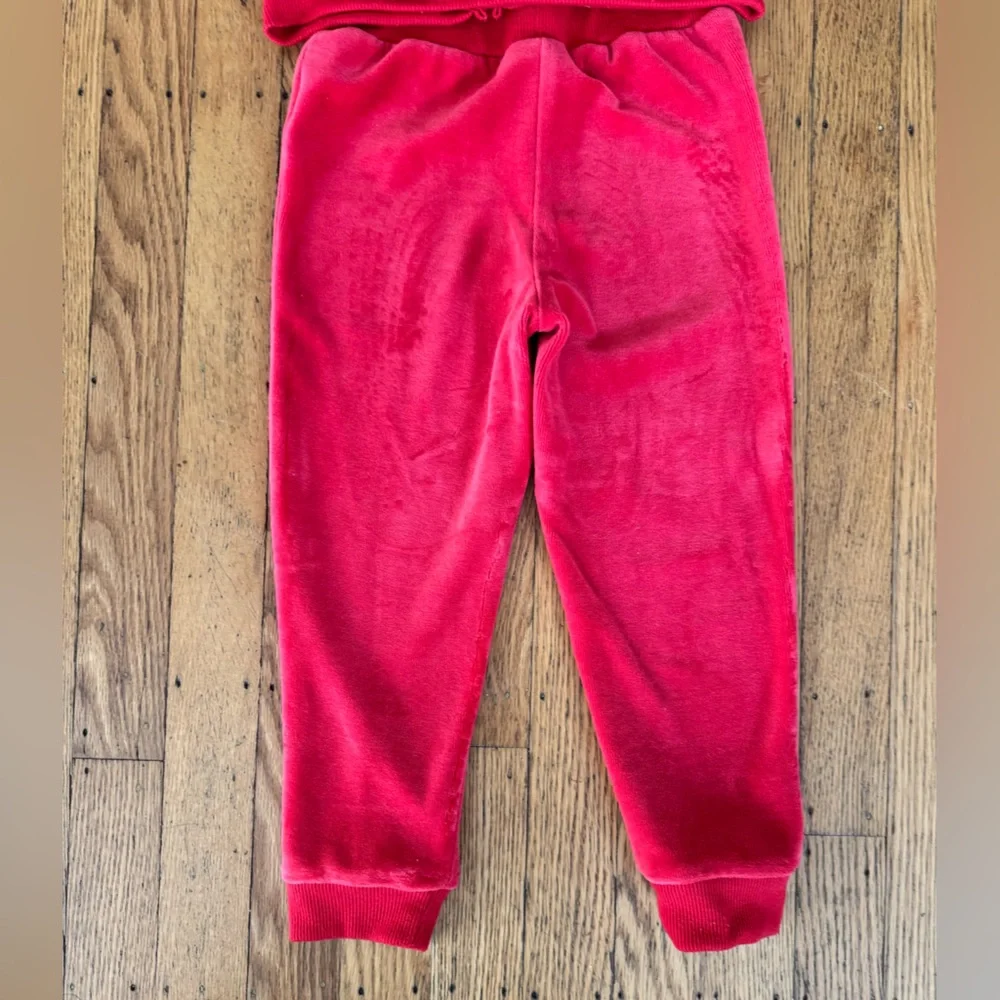 Juicy Couture Little Girls Red Sweatpants & Hoodie Set Size 3T - Picture 10 of 14